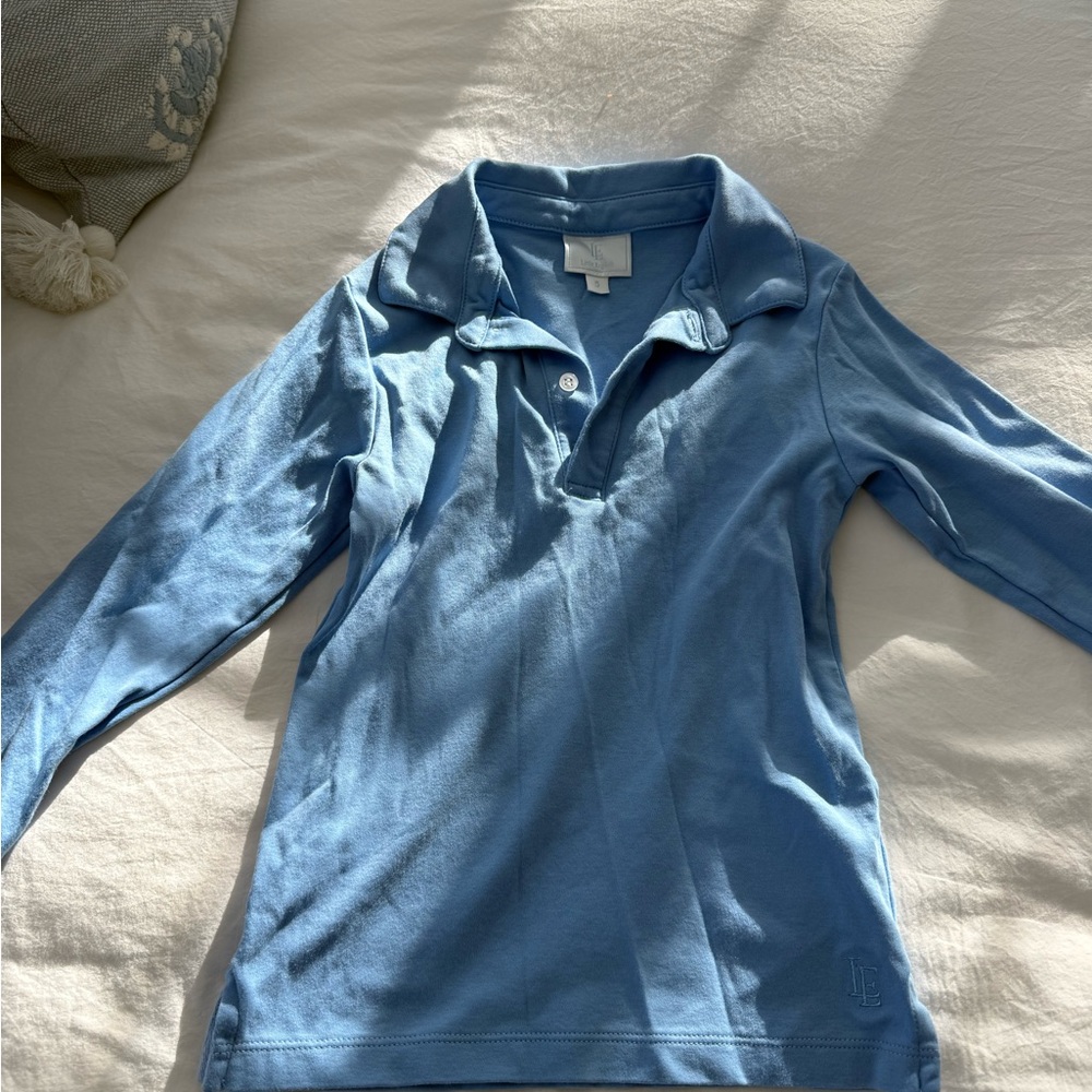 Little English Sky Blue Polo Shirt